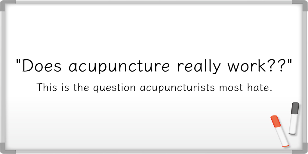 The reason why acupuncture doesn’t work （一社）整動協会 SEIDO Association 鍼灸