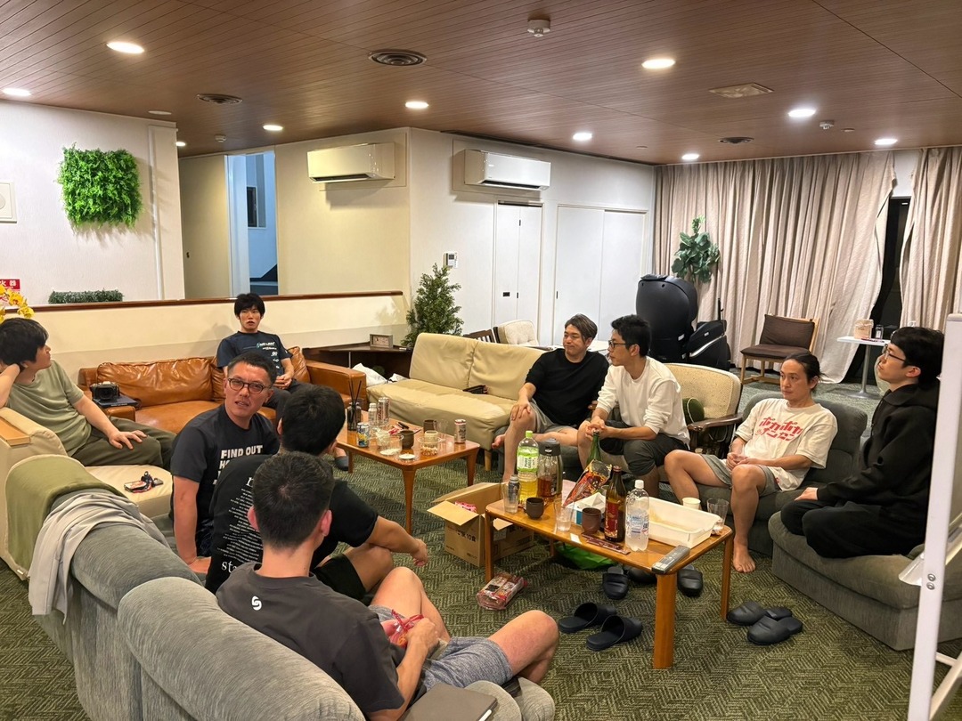 極合宿(3日目)_深夜の意見交換