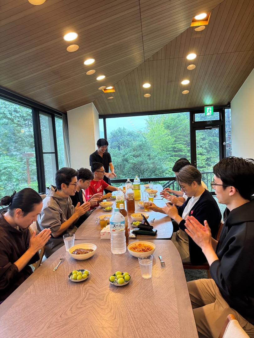 極合宿(2日目)_昼食(パスタ)