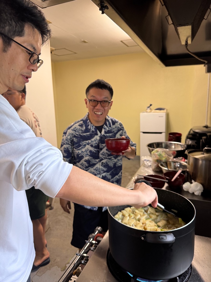 極合宿(4日目)_朝食の味噌汁