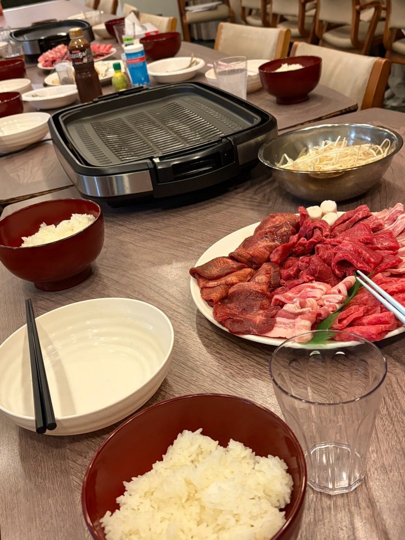 極合宿(3日目)_夕食の焼肉